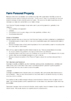 ARIC B10 Insuring Farm Personal Property