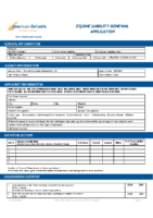 ARIC 04 – Equine Liability Renewal App – AE8226A0422