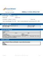 ARIC 08 – Excess & Umbrella App – AU8000A0622