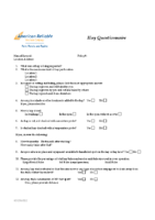 ARIC 09 – Hay Questionnaire – AE8231M0622