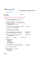 ARIC 09 – Swimming Pool Questionniare – AE8237M0622
