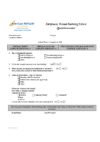 ARIC 09 – Woodburning Stove Questionnaire – AE8239M0622